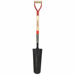 Razor Back Steel Round Drain Spade Wood Handle 47103 1