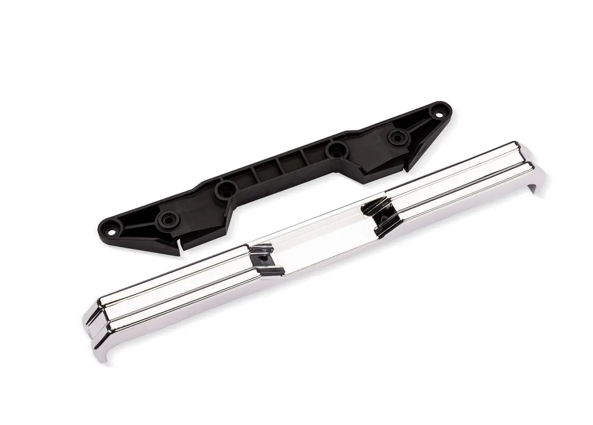 X-Truck Bigfoot #8 4X4 Chrome Rear Bumper W/ Support 1