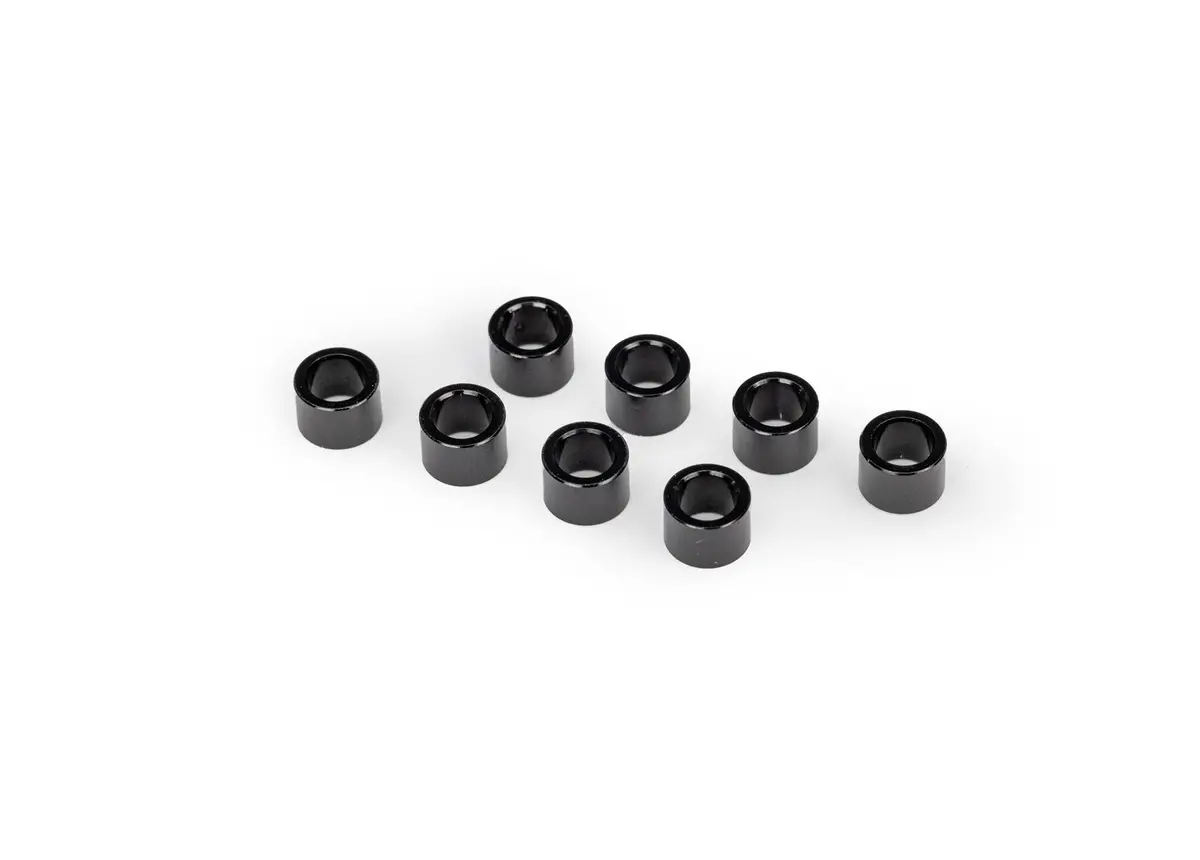 Xmaxx/Xrt Black Aluminum Gtx Shock Cap Spacers (8) 1