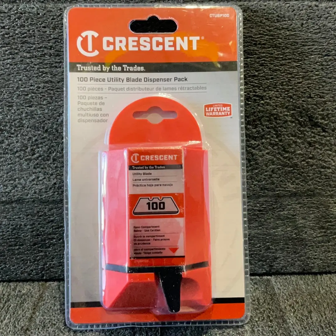 Crescent Carbon Steel Utility Razor Blade’S 1