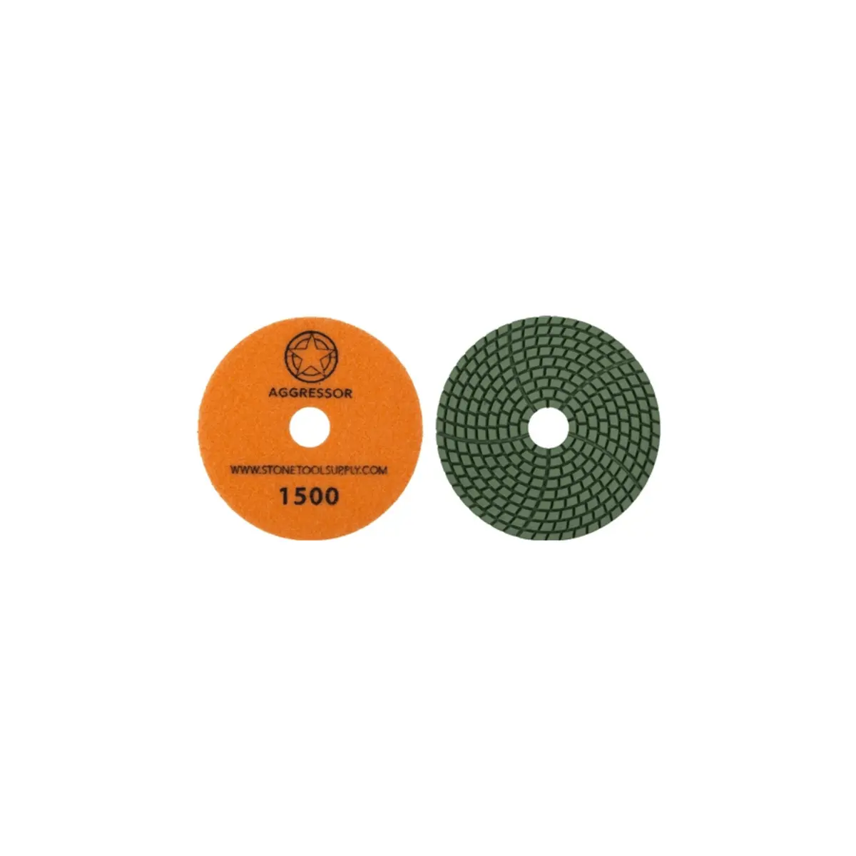 Aggressor 4" Wet Polishing Pad #1500 1