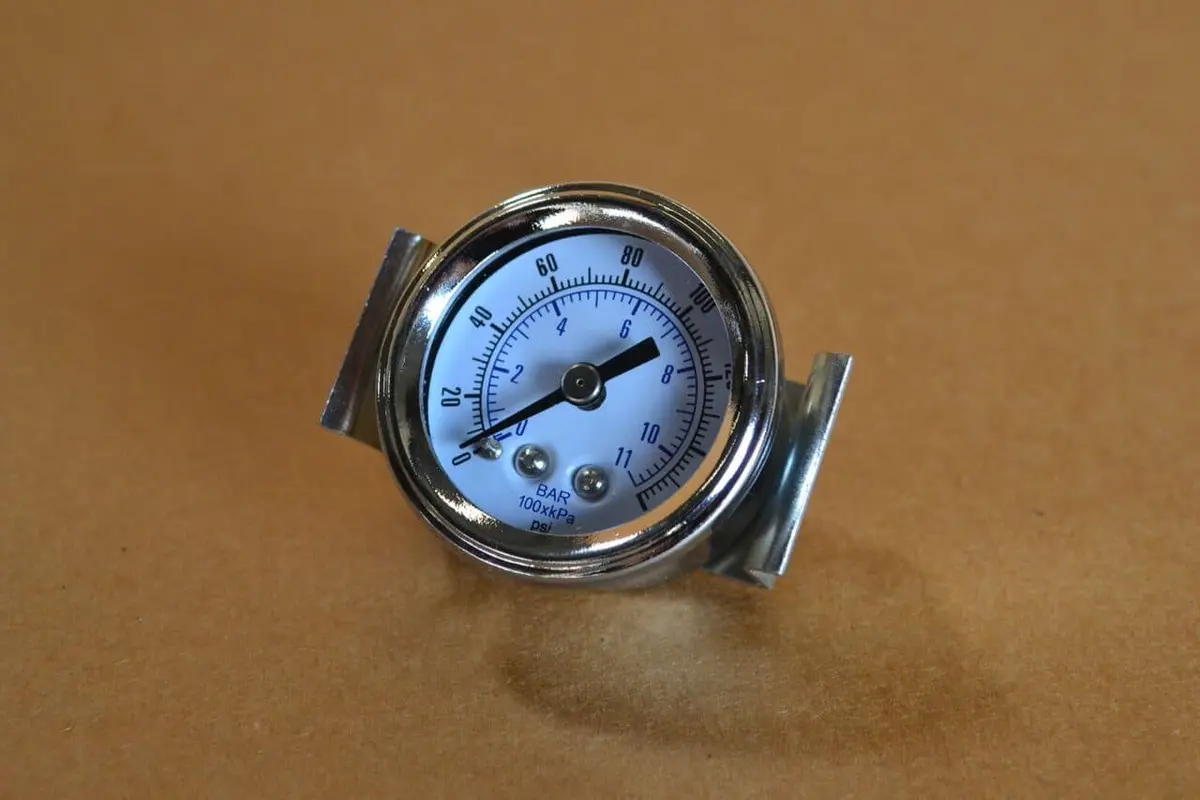 Panel Mount Gauge 0-160 Psi For The Face Of 700 & 800 Series Spray Gun Cleners 1