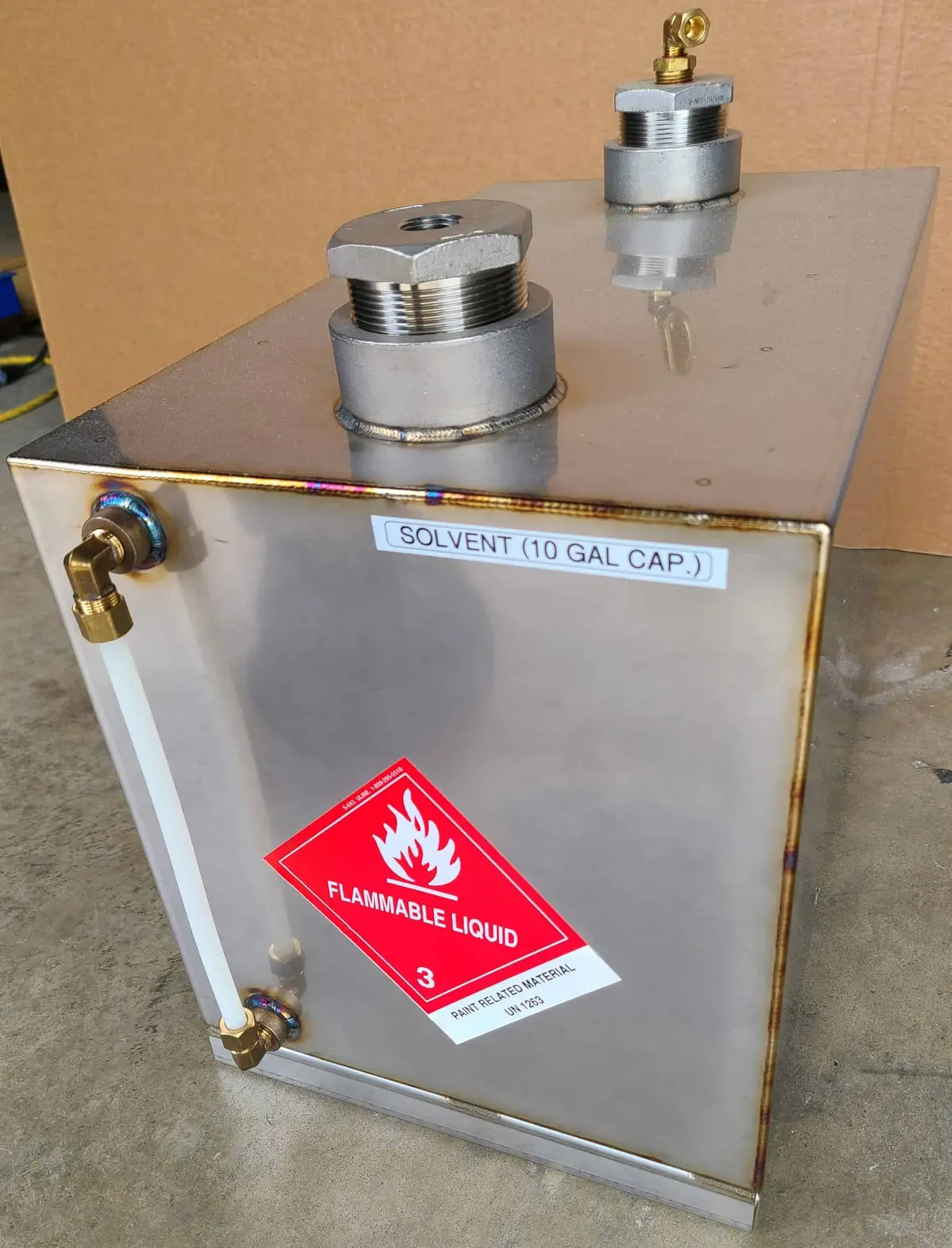 10 Gallon Stainless Steel Tank 1