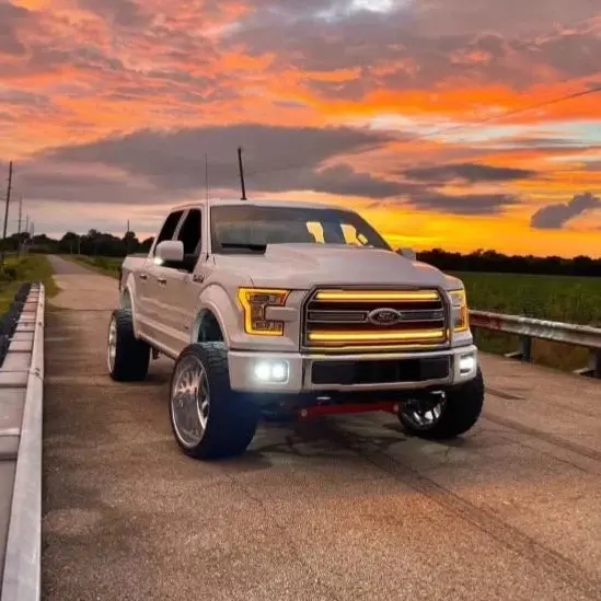2015-2017 F150 Limited Sequential Switchback Grill Strips 1