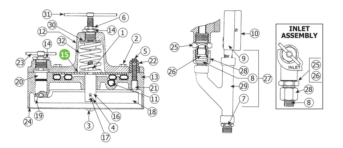 Binks 84-204 Plate For Regulator 1