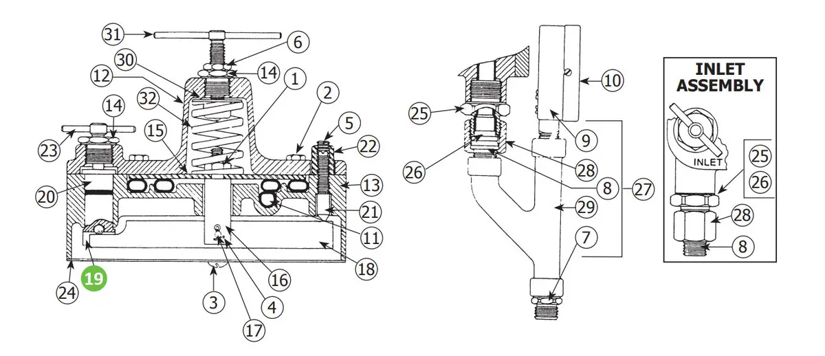 Binks 84-208 Valve Gate Assembly 1