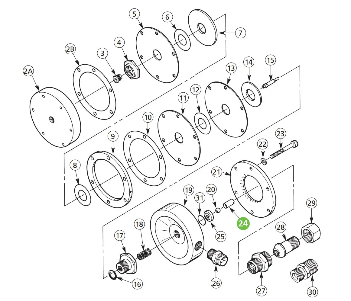Binks 84-336 Cap Nut 1