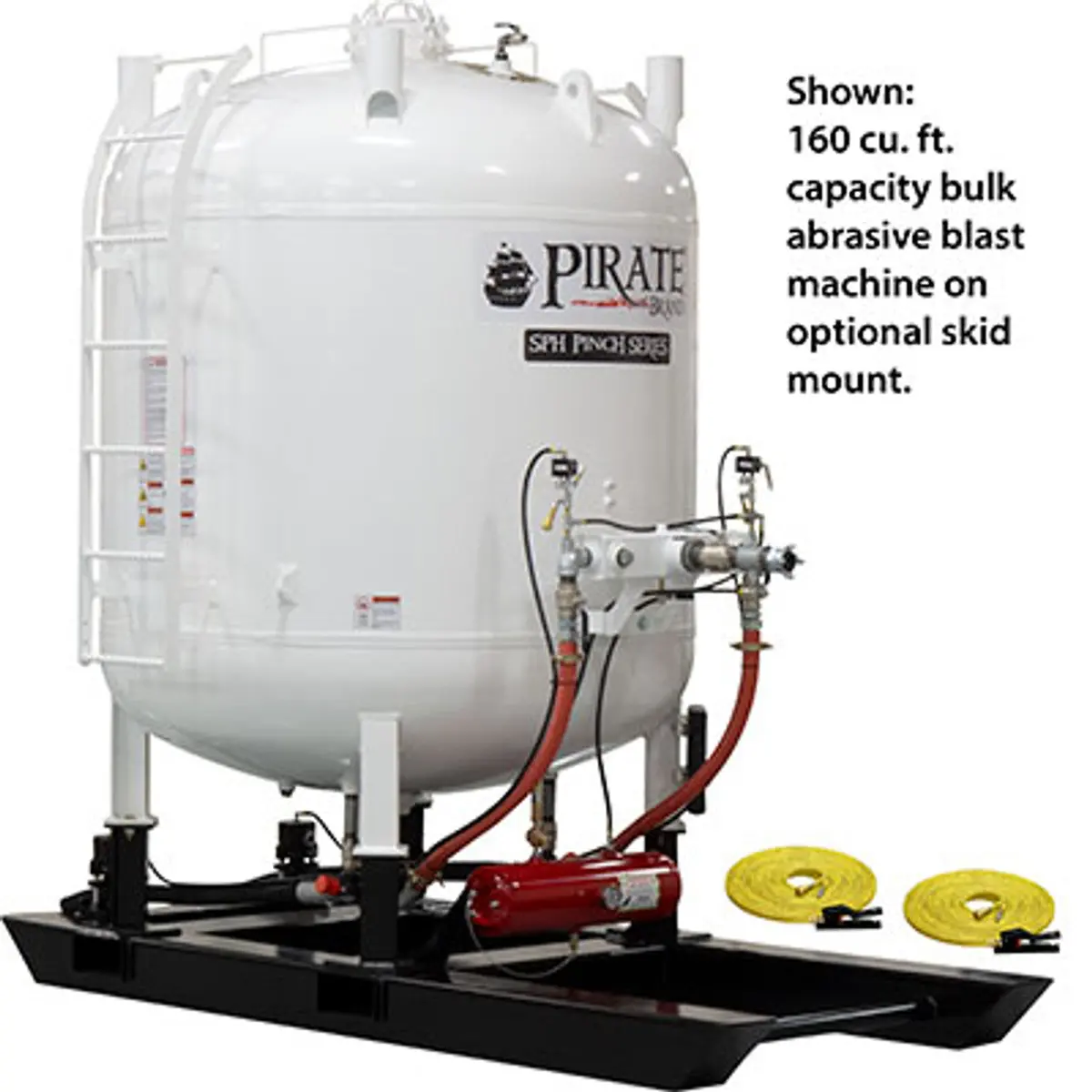 Pirate Brand - Sph, Bulk Blast Pot, 160 Cu Ft, Pneumatic Controls 1