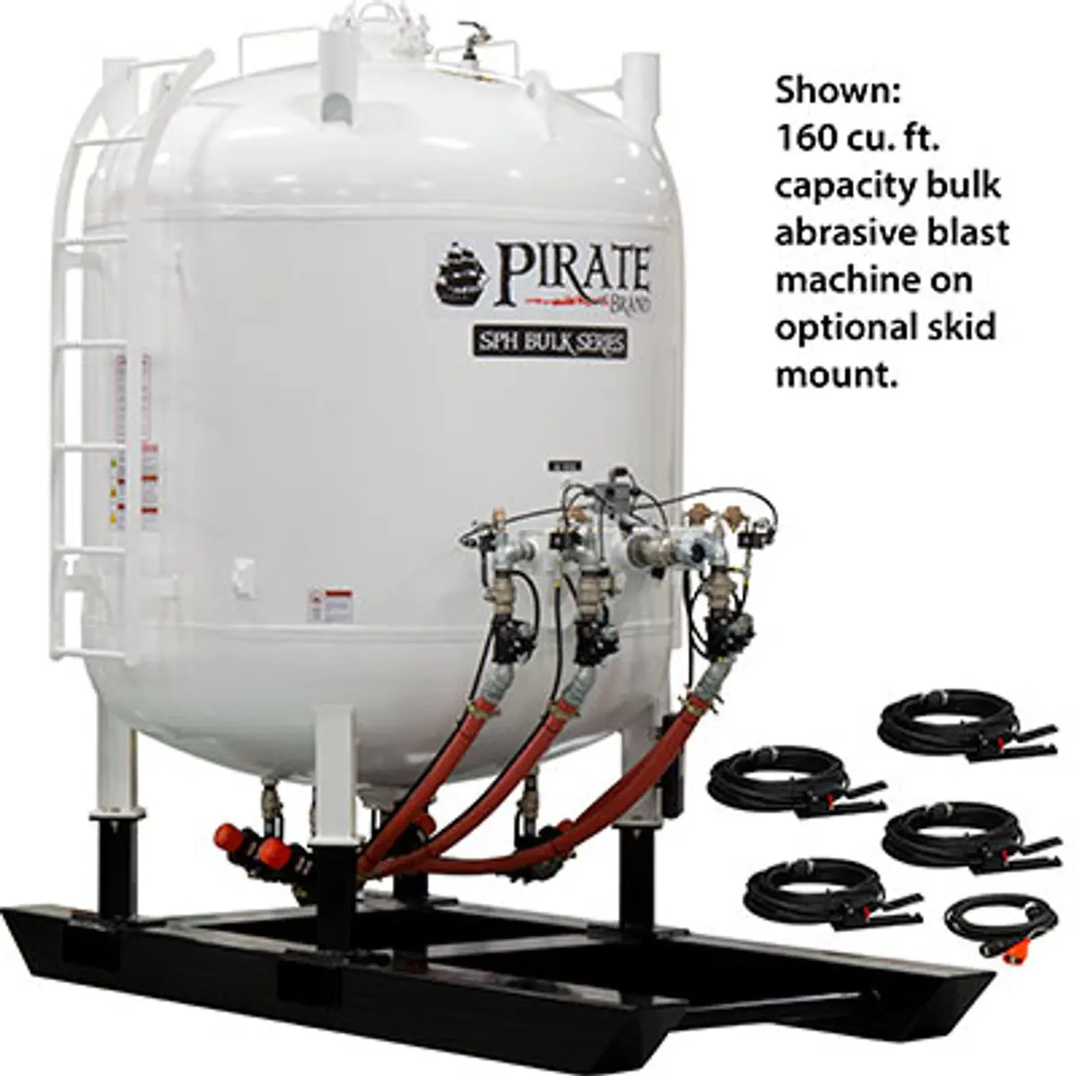 Pirate Brand - Sph, Bulk Blast Pot, 160 Cu Ft, 12 Vdc Electric Controls 3