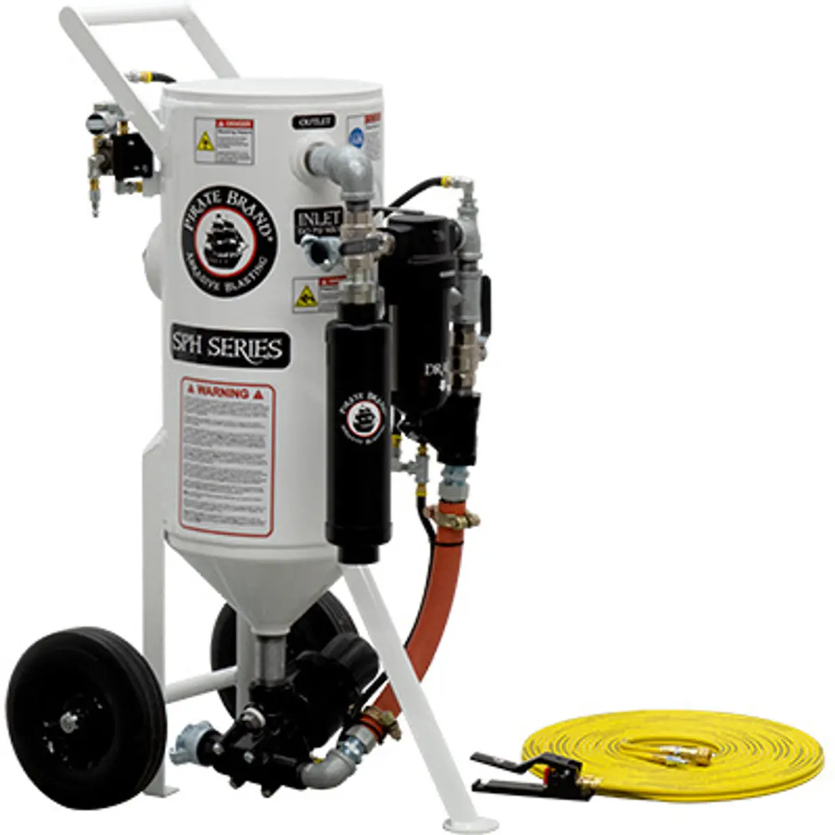 Pirate Brand, S-Series-Special Units, 1.5 Cu Ft. - Blast Pot, Portable, Pressure Hold System, Pneumatic Controls + Apvii™ Metering Valve 1