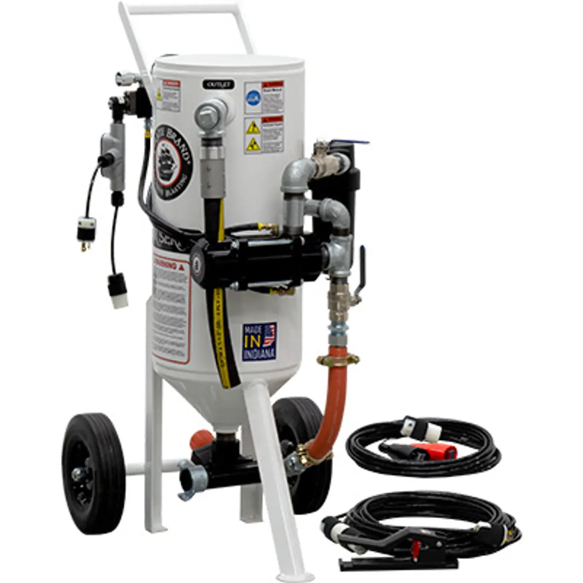 Pirate Brand, S-Series-Special Units, 1.5 Cu Ft. - Blast Pot, Portable, Pressure Release System, Electric 12Vdc Controls 1