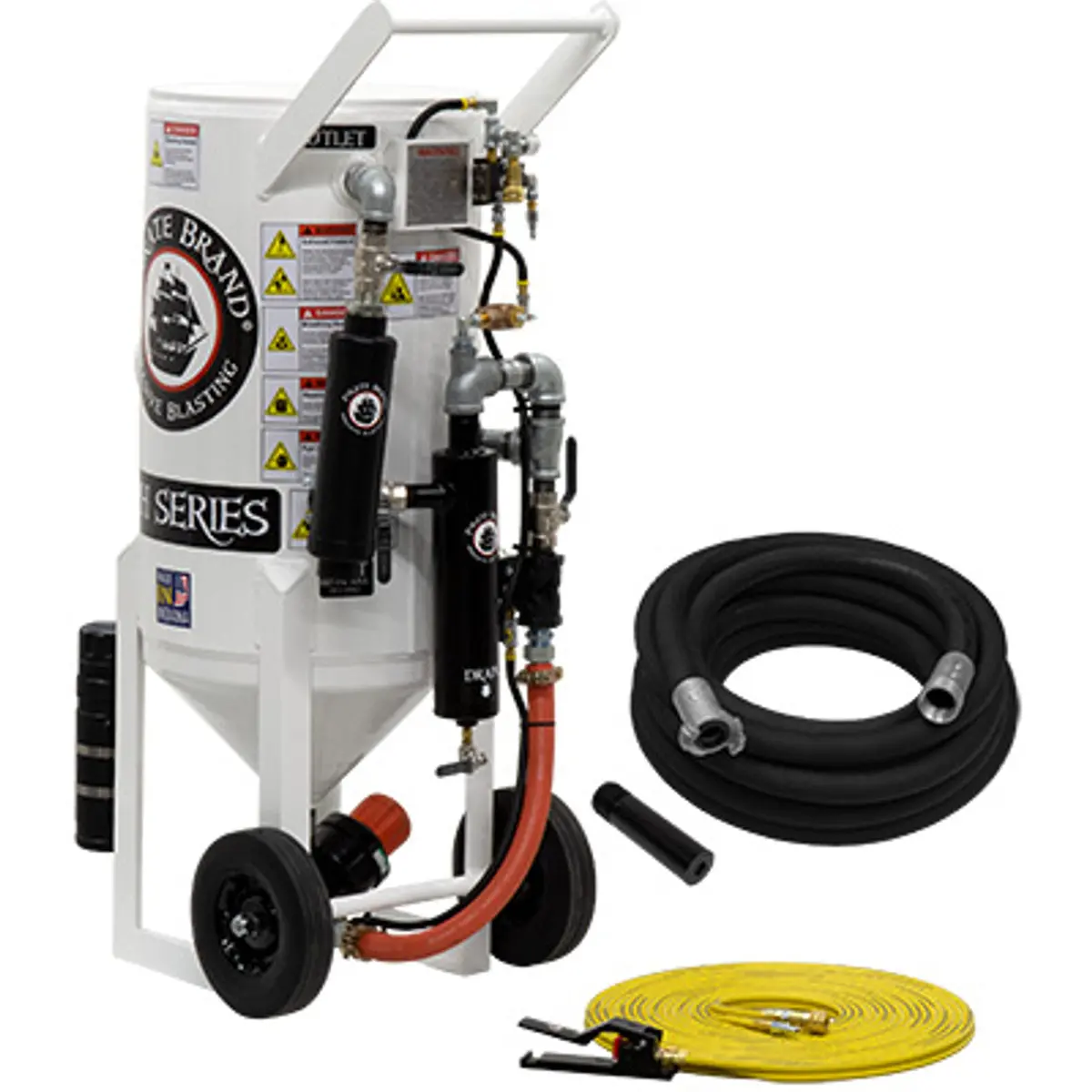 Pirate Brand, S-Series, 3.5 Cu Ft., Bronze Blasting Package - Blast Pot, Portable, Pressure Hold System, Pneumatic Controls 1