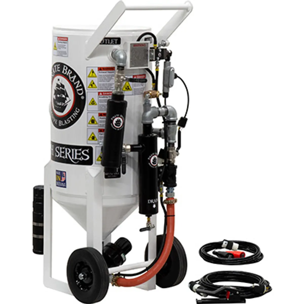 Pirate Brand, S-Series-Special Units, 3.5 Cu Ft. - Blast Pot, Portable, Pressure Hold System, 12Vdc Electric Controls + Apvii™ Metering Valve 1