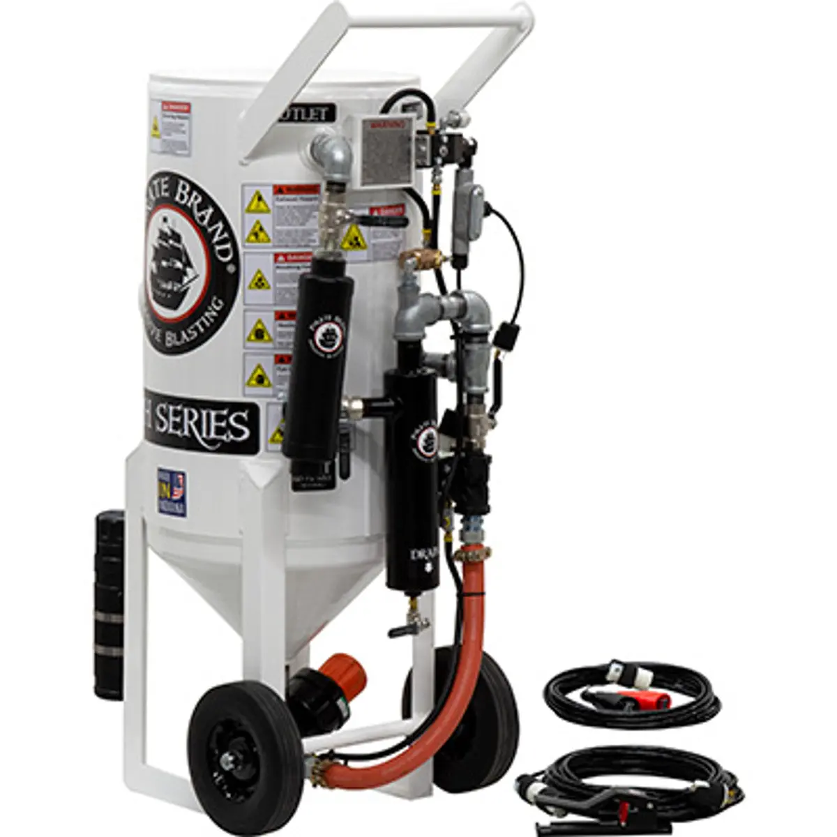 Pirate Brand, S-Series-Special Units, 3.5 Cu Ft. - Blast Pot, Portable, Pressure Hold System, 12Vdc Electric Controls 1