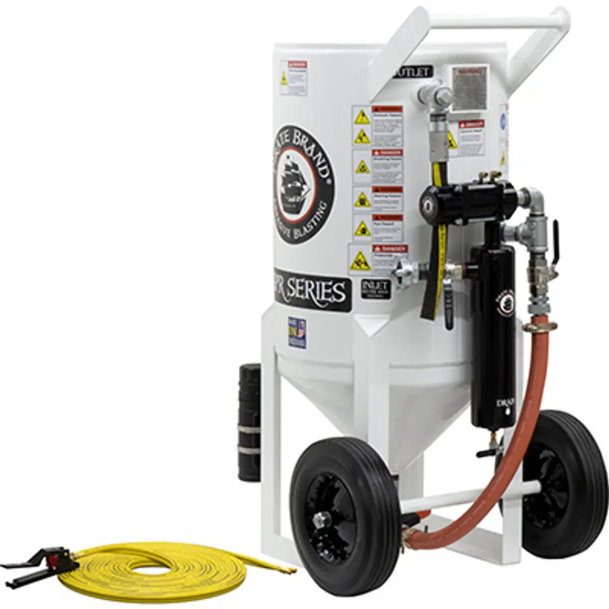 Pirate Brand, S-Series, 6.5 Cu Ft., Base Blasting Package - Blast Pot, Portable, Pressure Release System, Pneumatic Controls 1