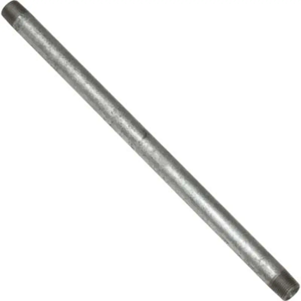 Pirate Brand - Nipple, Tbe, Galvanized, 3/8" X 12" 1