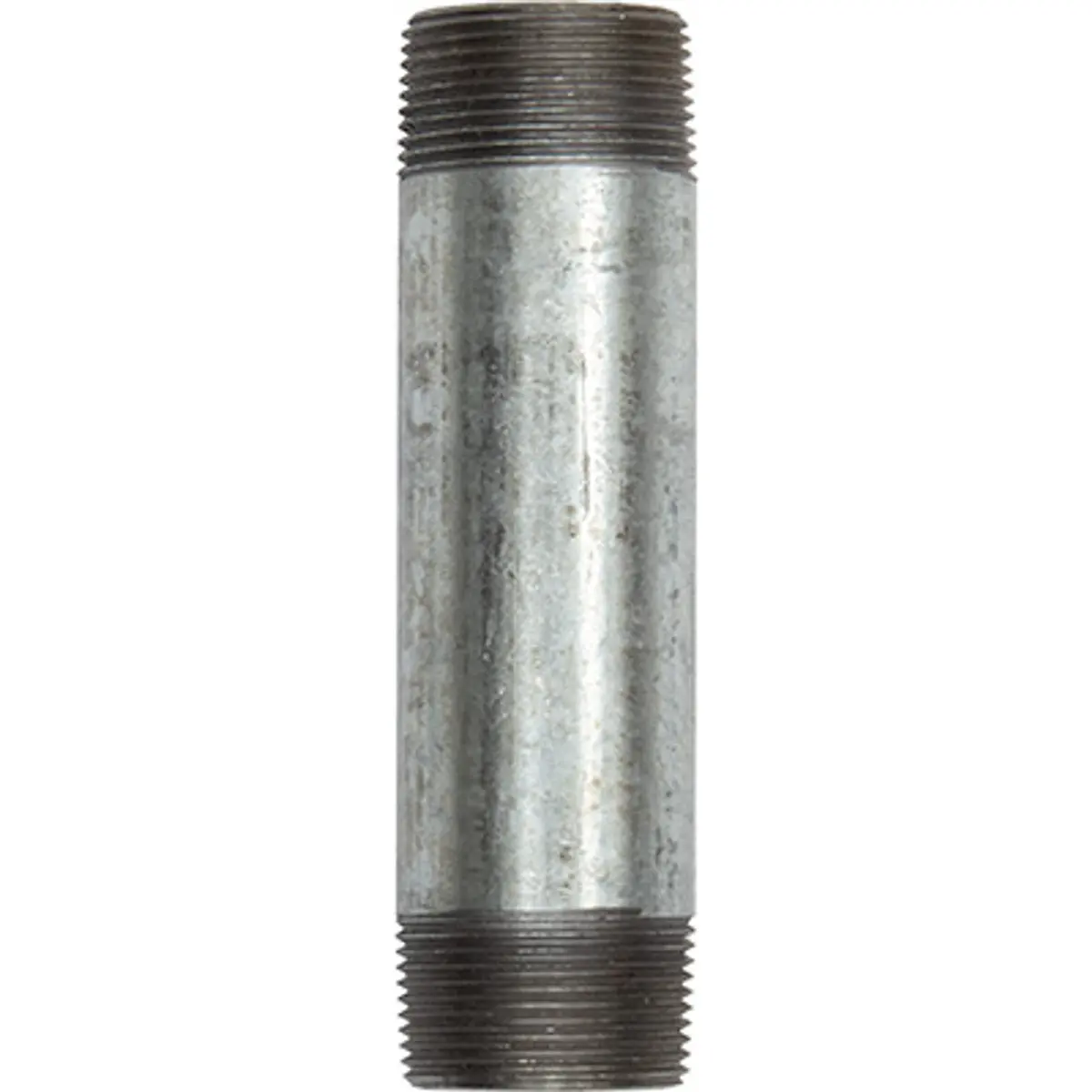 Pirate Brand - Schmidt Mfg Style, Nipple, Tbe, Galvanized, 1-1/4" X 6" 1