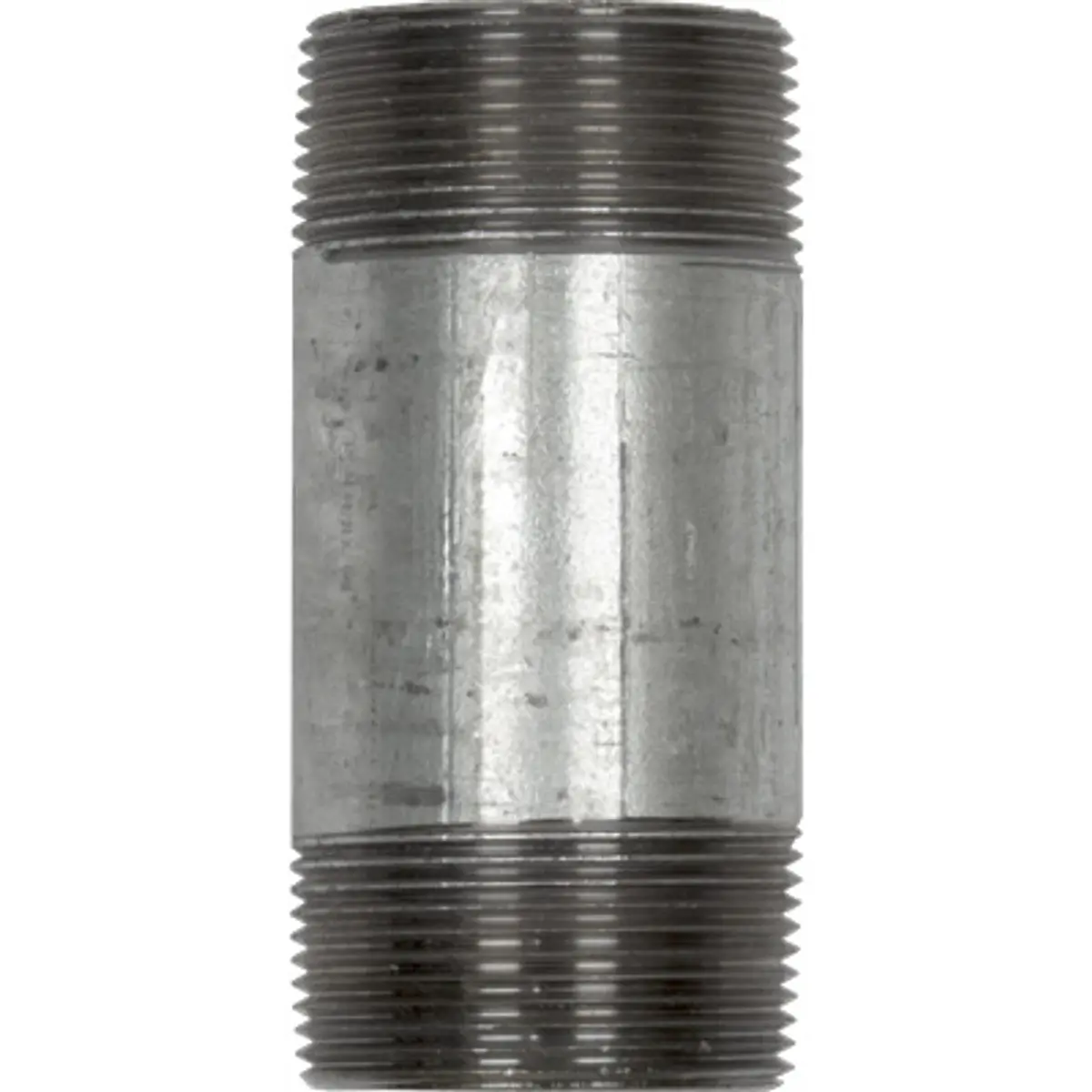 Pirate Brand - Schmidt Mfg Style, Nipple, Tbe, Galvanized, 1-1/2" X 4" 1