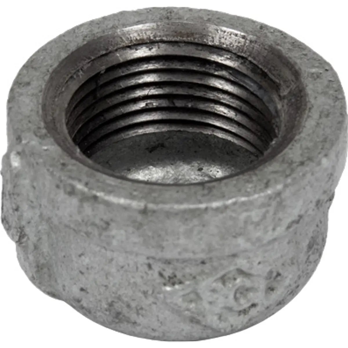 Pirate Brand - Schmidt Mfg Style, Pipe Cap, Galvanized, 3/4" 1