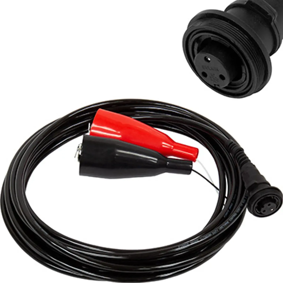 Pirate Brand - Schmidt Mfg Style, Powercord W/Sealed Waterproof Connector, 25' 12Vdc, 3 Prong, X-Treme Duty™ Urethane Cord 1