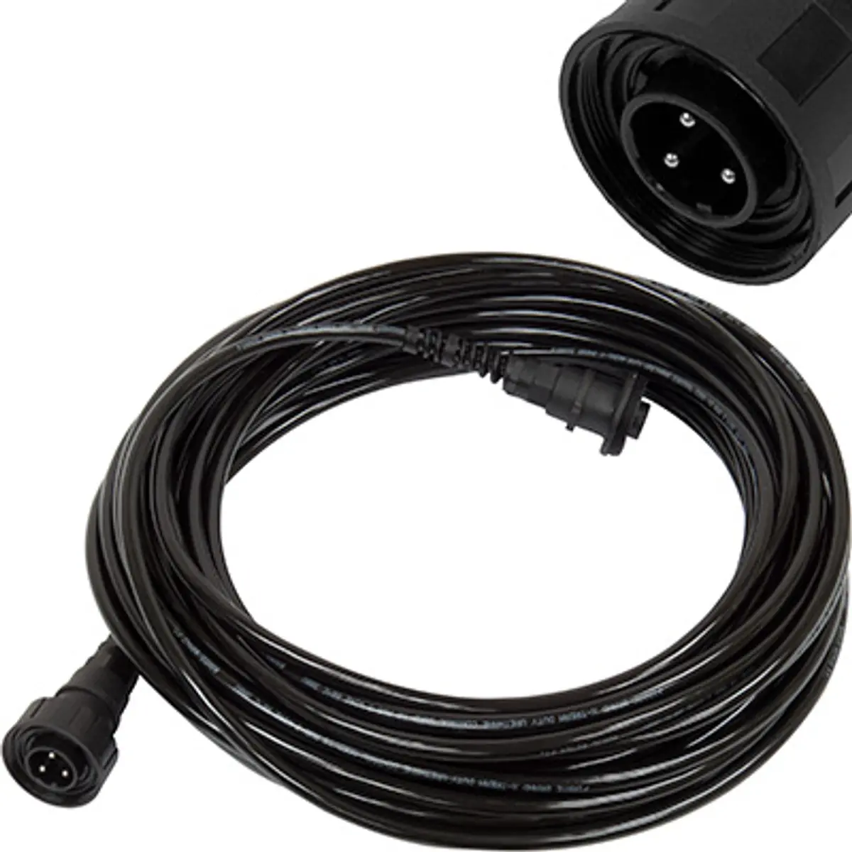 Pirate Brand - Electrical Extension Control Cord W/ Sealed Waterproof Connectors, 55' 1