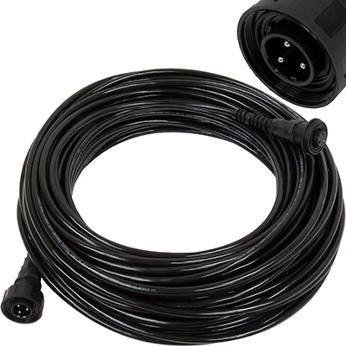 Pirate Brand - Electrical Extension Control Cord W/ Sealed Waterproof Connectors, 110' 1