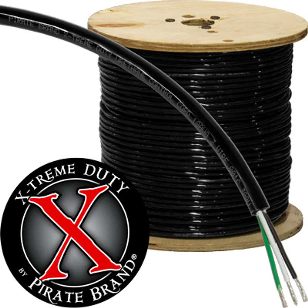 Pirate Brand - Control Cord, X-Treme Duty™, Urethane Jacket, 18Awg, 3 Wire, Price Per 10' Increment 1