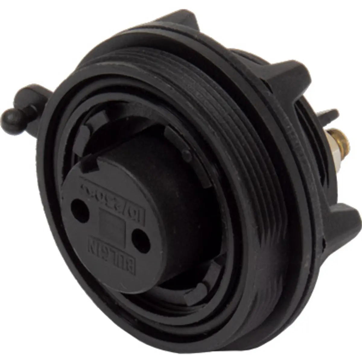 Pirate Brand - Schmidt Mfg Style, Electric Connector, Sealed Waterproof, Panel Mount, Female, 2 Prong 1