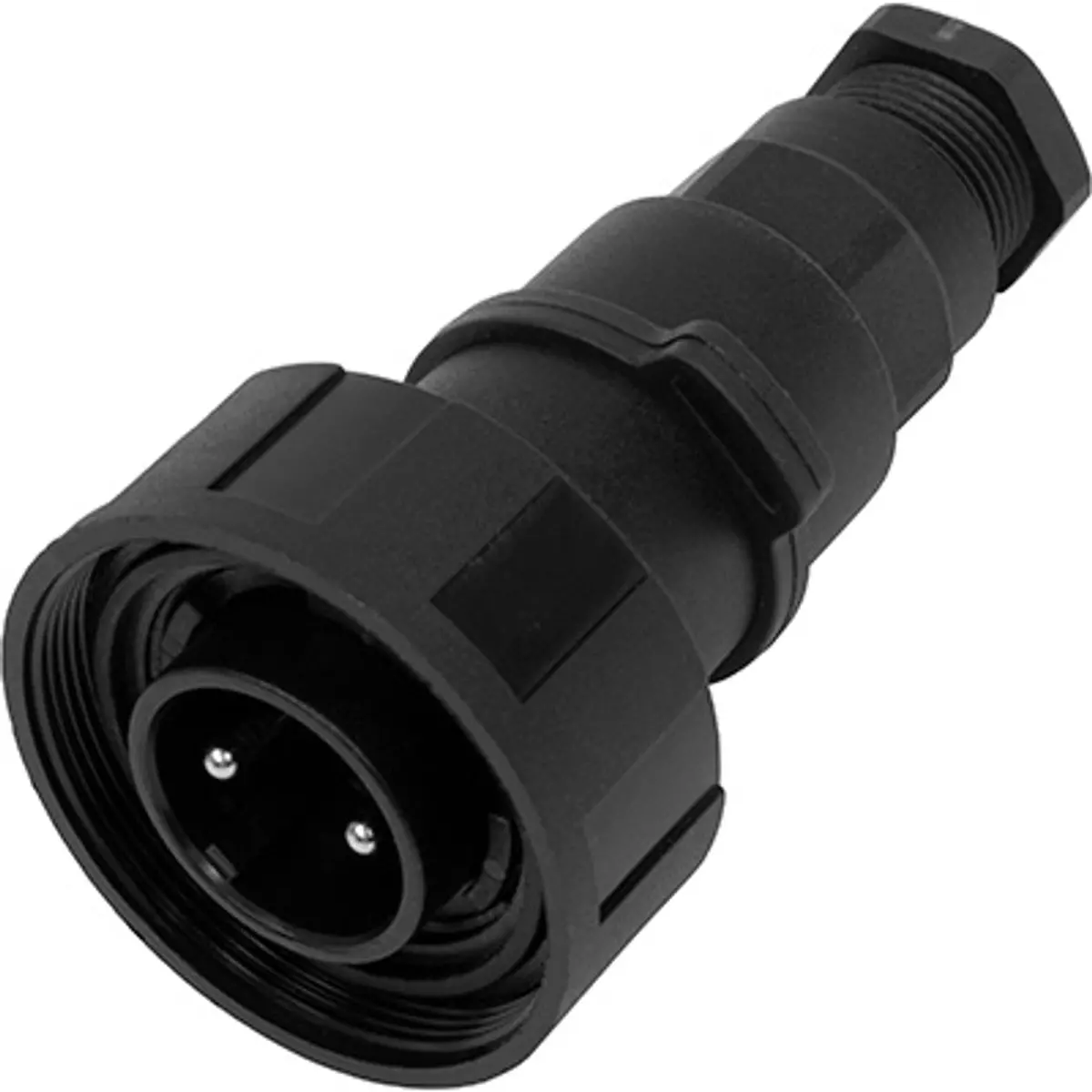 Pirate Brand - Schmidt Mfg Style, Electric Connector, Sealed Waterproof, Male, 2 Prong 1
