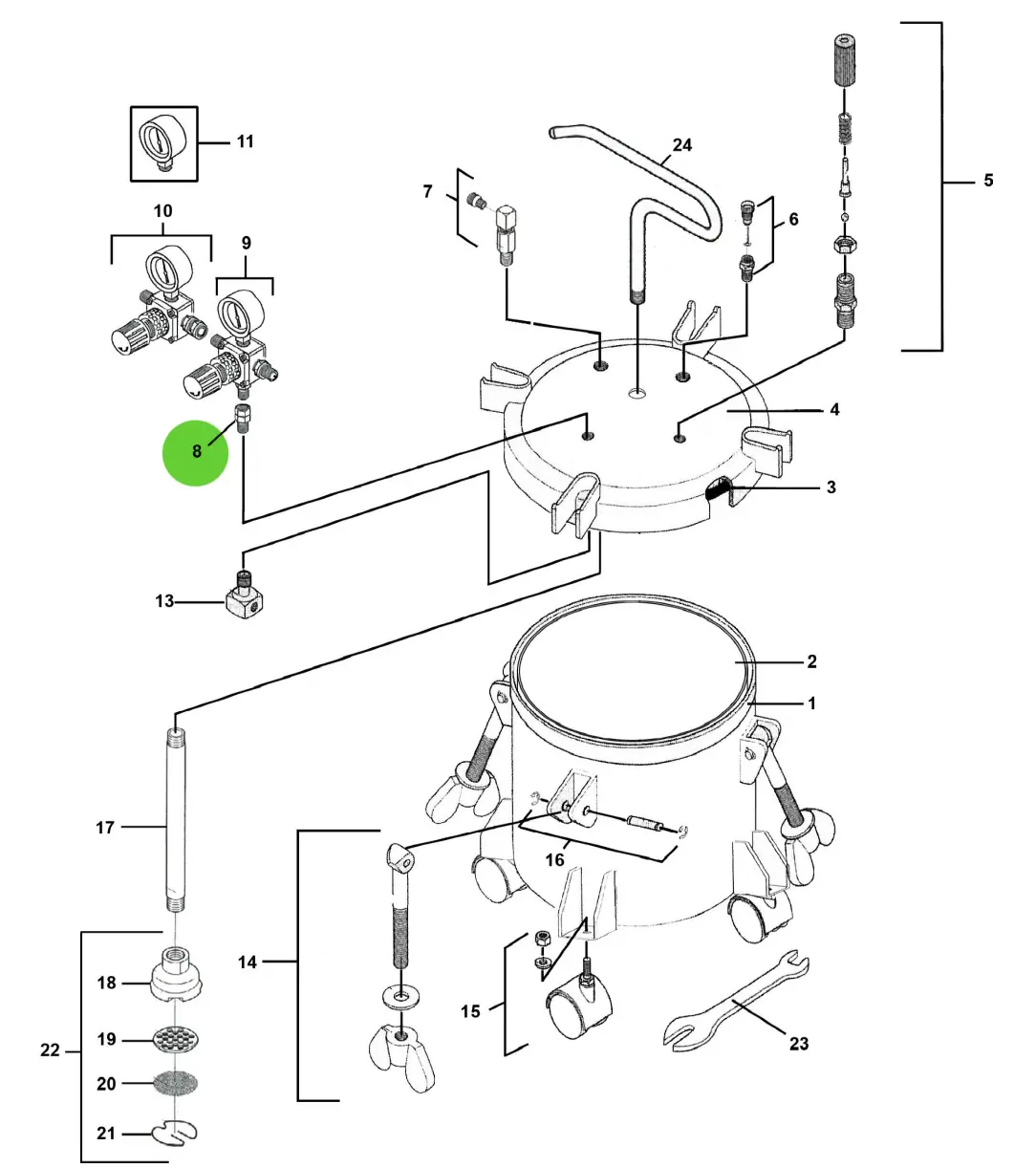 C.A. Technologies 51-280 Swivel Connection 1