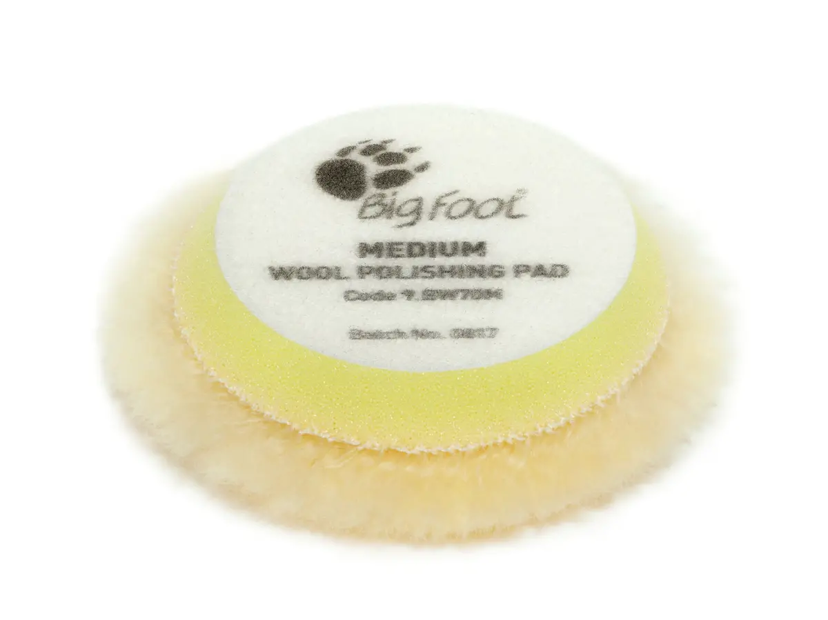 Rupes Medium Wool Pads (Yellow) Bw70m (65Mm) 4 Pack 1