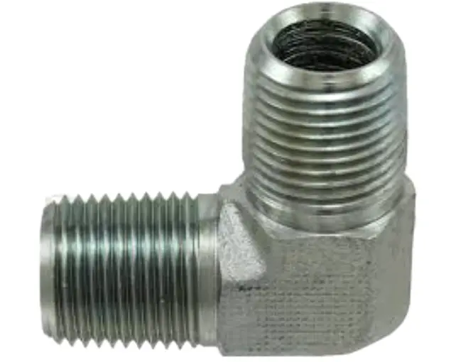 Hex Nipple 90 Degree Adapter 3/8" M.Npt X 1/2" M.Npt 1