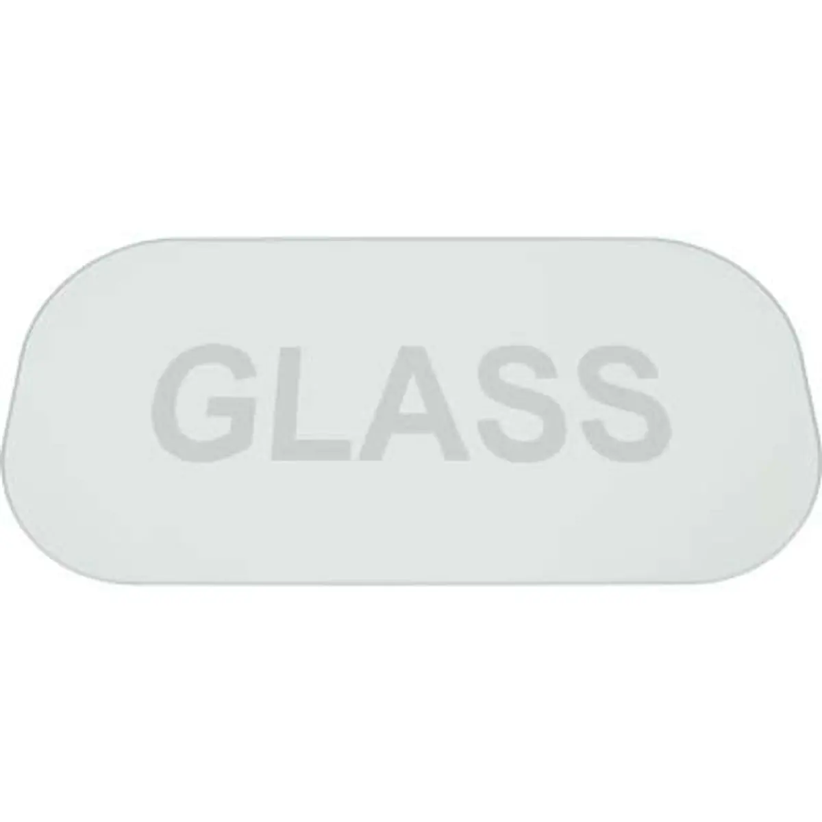 Pirate Brand - P & G Style, Cabinet Glass, 10-1/2" X 22" W/ 4" Radius Corners 1