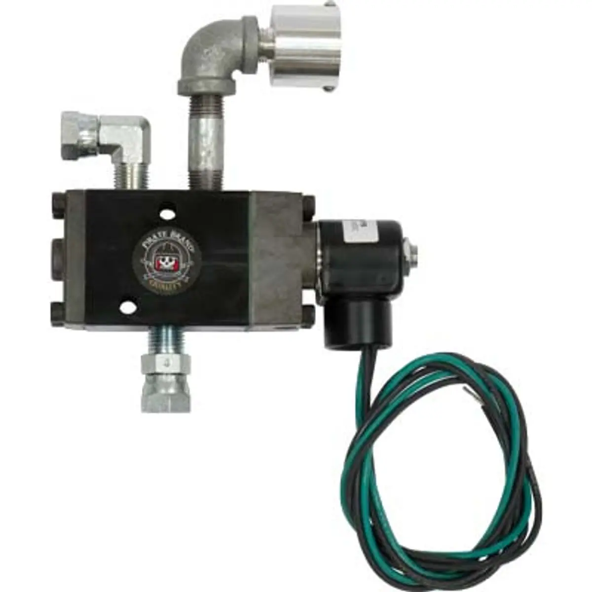 Pirate Brand - Schmidt Mfg Style, Control Valve Kit, Electric, 12Vdc (Normally Closed), W/ Fittings 1