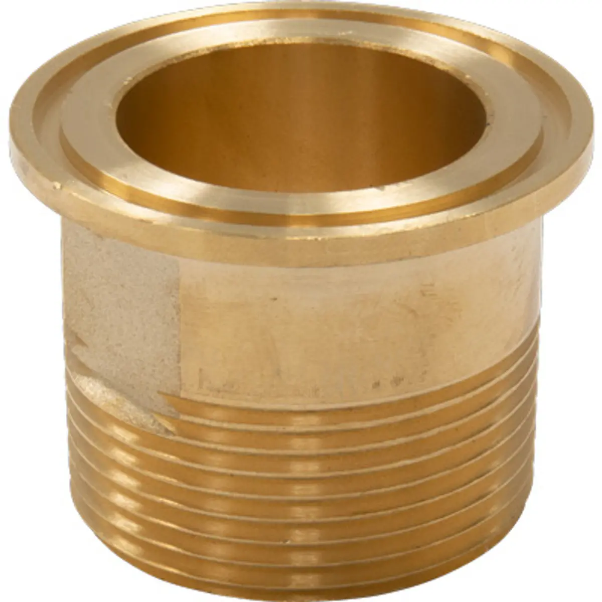 Pirate Brand - Sanitary Clamp Style, Quick Removal Coupling, Fitting, 1-1/4" Mnpt, Brass 1