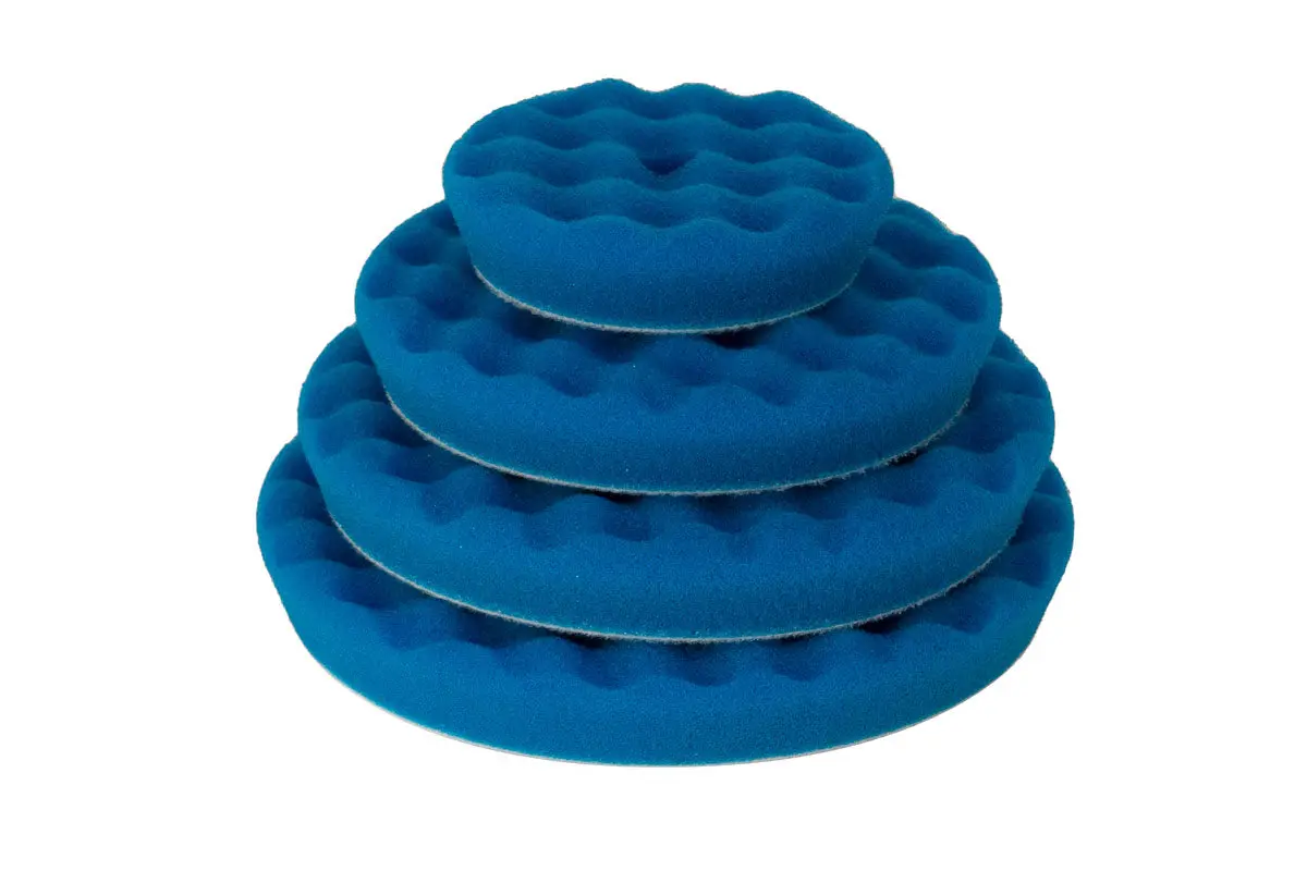 Rupes Waffle Pads Coarse (Blue) 3", 5", 6", 6.5" 1