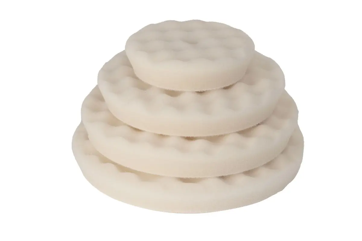 Rupes Waffle Pads Ultra-Fine (White) 3", 5", 6", 6.5" 1