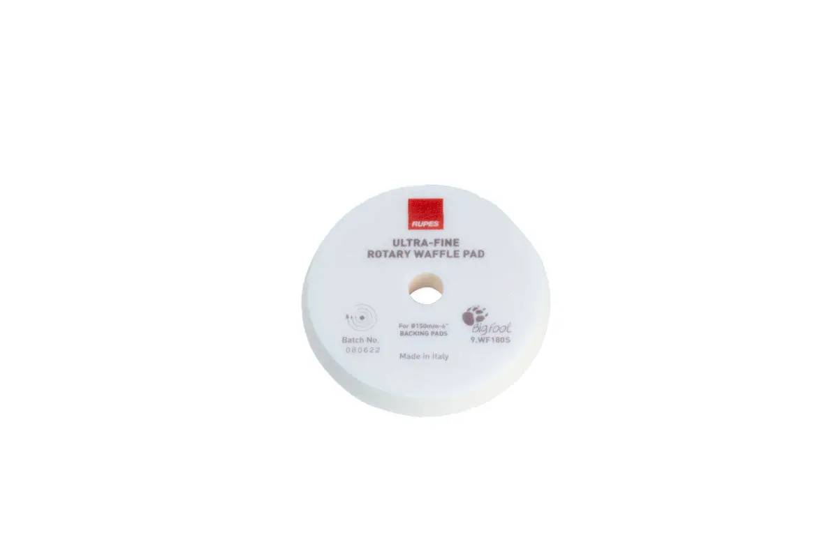 Rupes Waffle Pads Ultra-Fine (White) 3", 5", 6", 6.5" 3