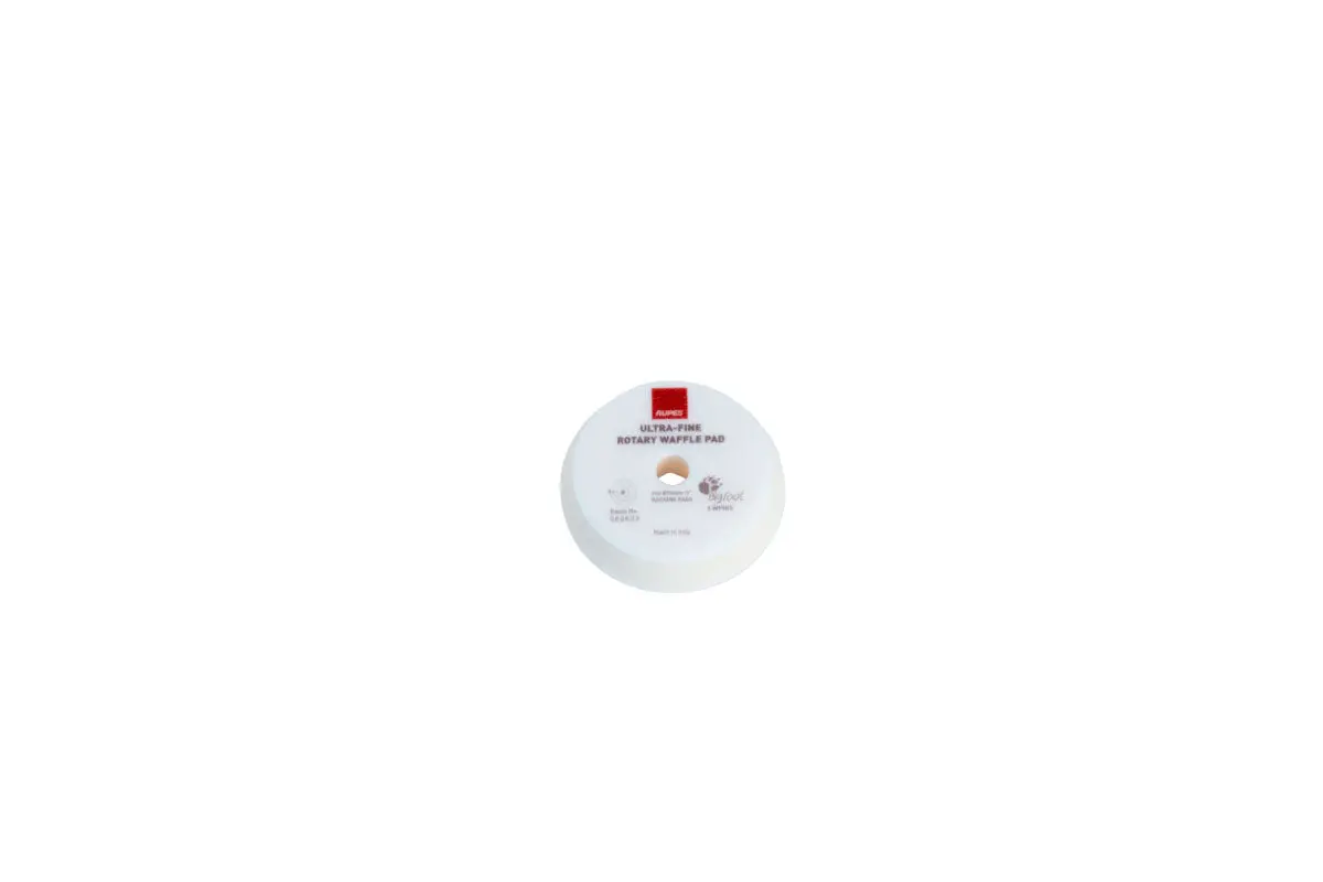 Rupes Waffle Pads Ultra-Fine (White) 3", 5", 6", 6.5" 1