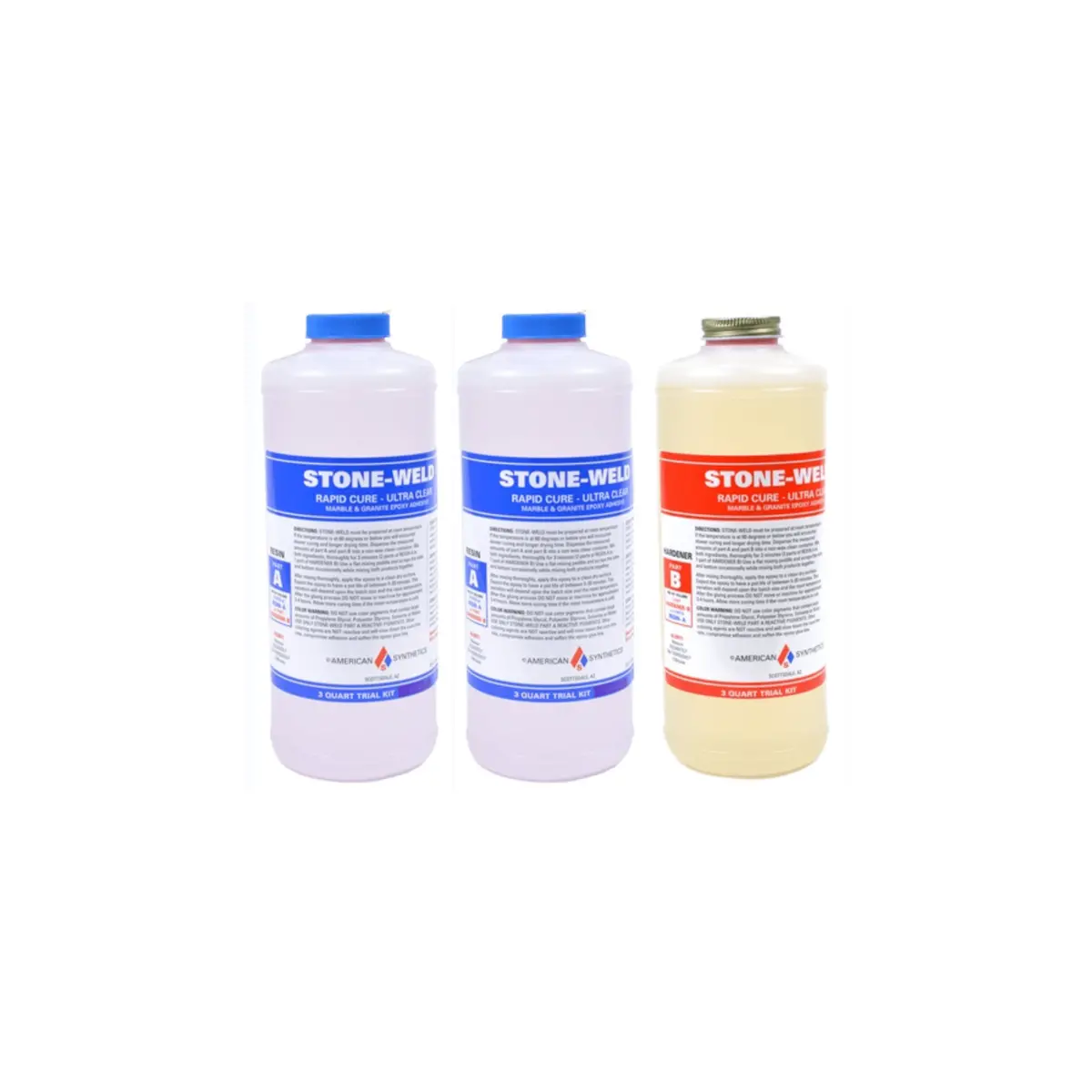 Stone-Weld Flowing Epoxy 2:1, 3 Quart Kit 1