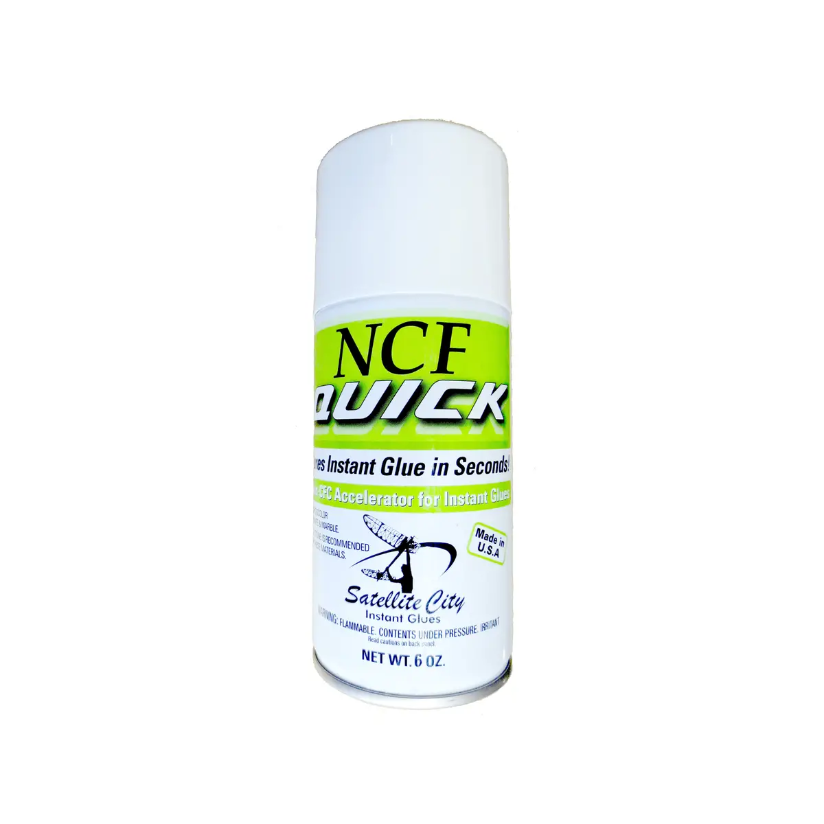Satellite City Qa-6 Ncf Quick 6Oz Aerosol Ca Glue Accelerator 1