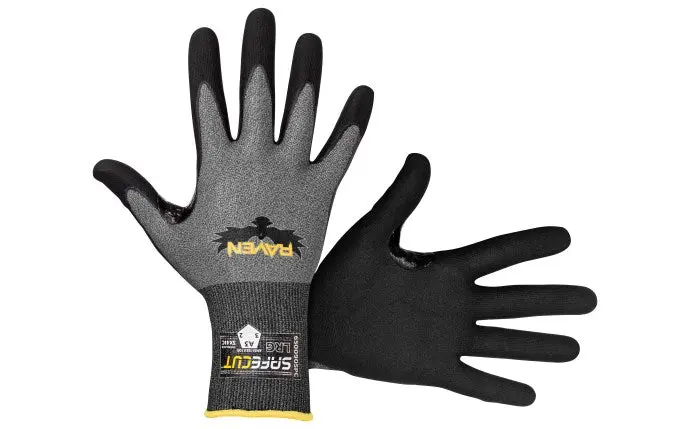 Sas Safety Corp. Raven® Safecut™ A3 Micro Foam Nitrile Glove 1