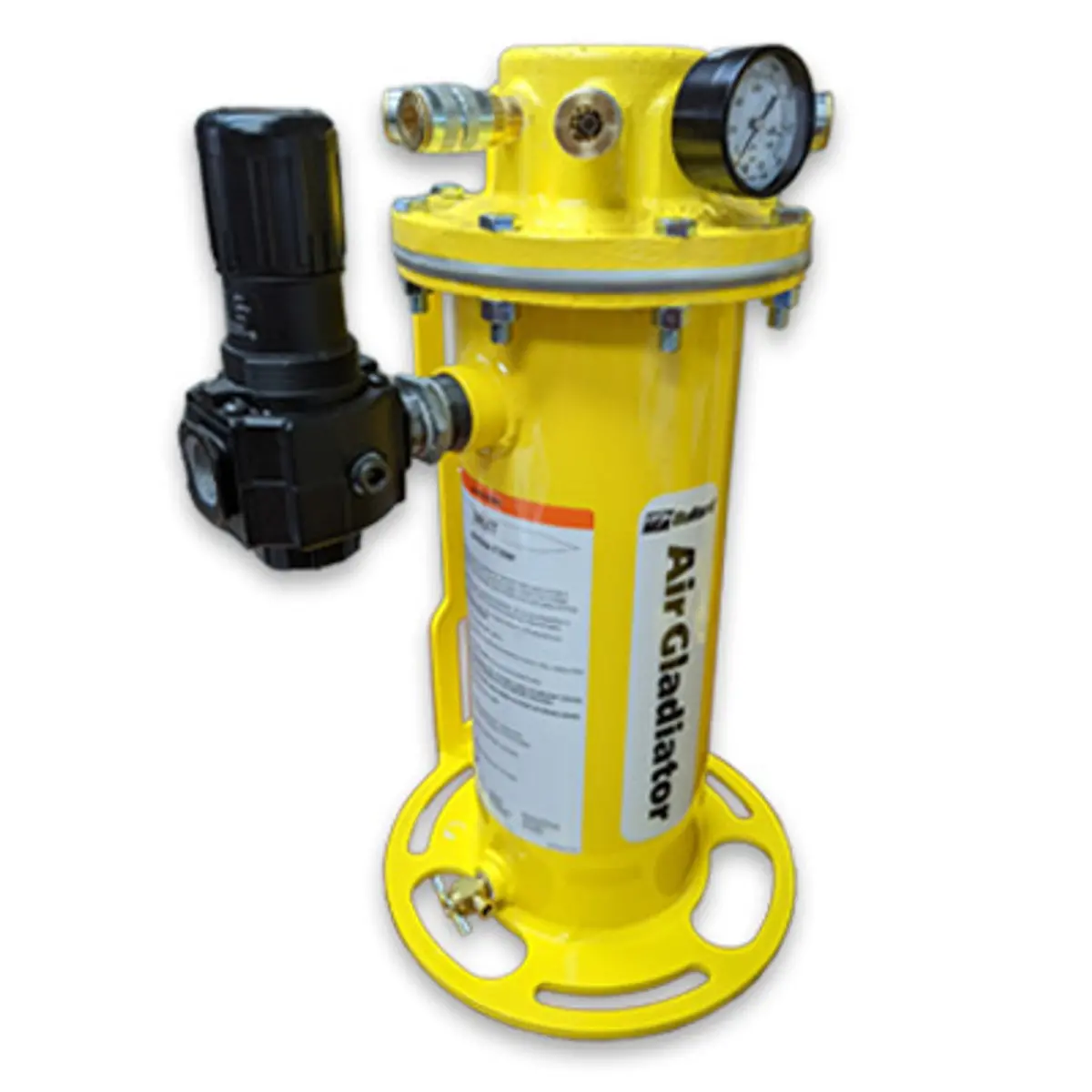 Pirate Brand - Bullard®, Airgladiator Series, Filter Assembly, 6-Outlet Filter With Pressure Gauge, Relief Valve, Pressure Regulator, And Hose Adaptor Fitting (6 Hose Adaptor Fitting) 1