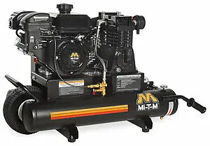8-Gallon Single Stage Gasoline Air Compressor, Electric Start - Am1-Pm07-08Me 1