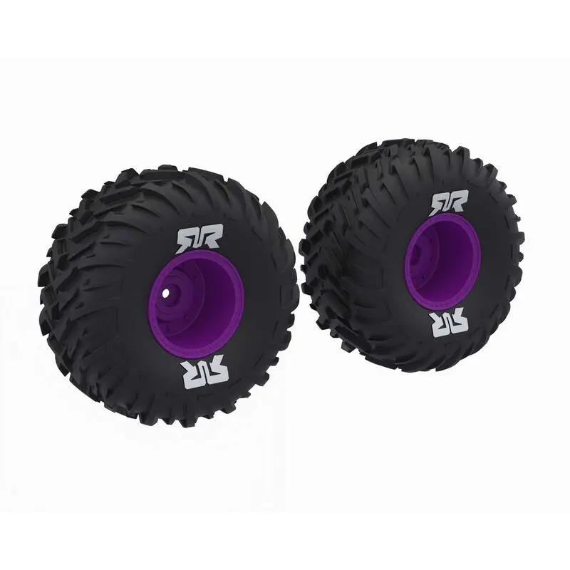 Dboots Cut Chevron Mt Tire Set Glued, Purple 1
