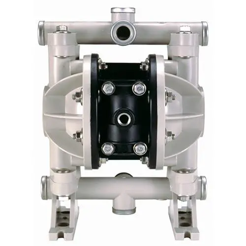 Compact Series 1/2" Non-Metallic Diaphragm Pump, Classic Style, 13 Gpm, Poly Caps & 1-Piece Manifold, Poly Seat, Nitrile Ball & Diaphragm 1