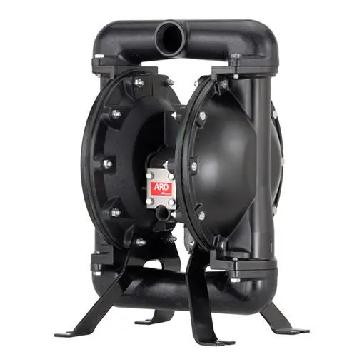 Pro Series 1-1/2" Metallic Diaphragm Pump, 90 Gpm, Aluminum Center, Ss Caps & Manifold W/Steel Hardware, 316 Ss Seat, Ptfe Ball, Ptfe/Santoprene Diaphragm 1