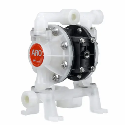 Compact Series 1/2" Non-Metallic Diaphragm Pump, 14.4 Gpm, Poly Center, Poly Multi-Port Manifold, Ss Hardware, Poly Seat, Santoprene Ball & Diaphragm 1
