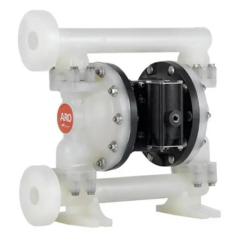 Exp Series 1" Non-Metallic Diaphragm Pump, 53 Gpm, Poly Center, A.N.S.I./Din Side Flanges, Poly Wetted Parts, Ss Hardware, Poly Seat, Santoprene Ball & Diaphragm 1