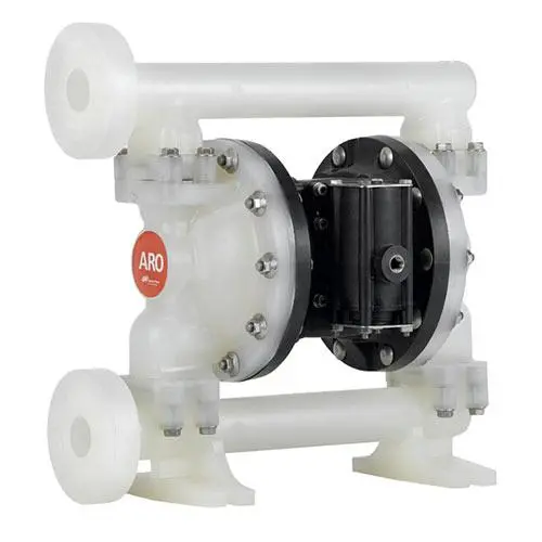 Exp Series 1" Non-Metallic Diaphragm Pump, 53 Gpm, Poly Center, A.N.S.I./Din Side Flanges, Poly Wetted Parts, Ss Hardware, Poly Seat, Ptfe Ball, Ptfe/Santoprene Diaphragm 1